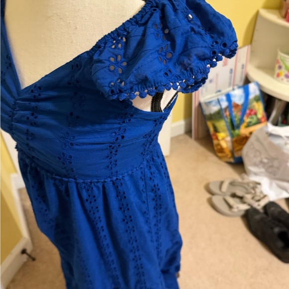 Japna Royal Blue Midi Dress - Picture 2 of 4